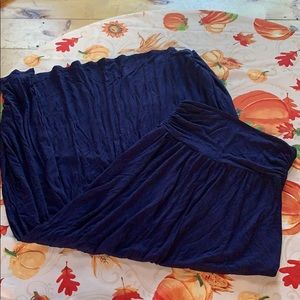 Strapless  ankle length dress